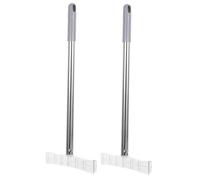 OSALADI 2 Pièces Support de Pancarte Portable Poteaux Réglables Acier Inoxydable pour Panneaux Politiques et Manifestations Extérieures Porte-enseigne et Résistant pour Événements Sportifs
