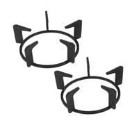 OSALADI 2 Pièces Supports pour Cuisinière à Gaz Lot de Supports Ronds pour Brûleur de Plaque de Cuisson avec Dessous de Plat pour Ustensiles de Cuisine