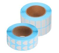 OSALADI 2 rouleaux Étiquettes Blanches Autocollantes pour Contenants de Stockage de Autocollants Vides Écrits Main pour Organisation Bureautique et Peinture Au Diamant