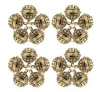 OSALADI 20 Pendentifs Cloche en Alliage Vintage Or, 20pcs Breloques Décoratives Solides pour Créations Artisanales et Accents Décor Rétro