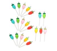 OSALADI 20 Pièces accessoires de boucles d'oreilles bricolage Charmes de bijoux de bricolage breloques pour la fabrication de bijoux pendentifs de sucettes Décor de sucette résine