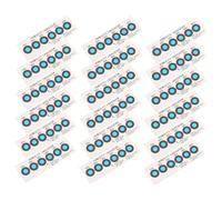 OSALADI 20 Pièces Carte Indicateur Humidité Portable et Changement Rapide de Couleur pour Mesure Précise de Humidité Réutilisable et Compacte pour Surveillance
