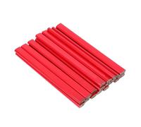 OSALADI 20 Pièces Crayon à Crayons Pour Menuiserie Outils De Travail Du Carpenter Dur Pour Marquage De Construction Multifonctionnel Rouge En