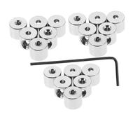 OSALADI 20 Pièces Lot de Fermoirs Épingles à Broche Métal avec Clé Fermoirs Verrouillables à Vis pour DIY Design Fileté pour Maintien Sécurisé des Badges et Broches