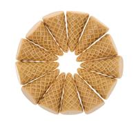 OSALADI 20 Pièces pince à cheveux bricolage charme cônes Fabricant breloque cornet de glace pour cas de téléphone bricolage charme décor de bandeau artisanat bricolage résine Orange