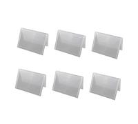 OSALADI 20 Pièces Pochette de Rangement Transparent pour Matrices de Découpe et Embossage Sac Étanche Organisateur de Voyage pour Cartes et Accessoires