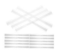 OSALADI 20 Pièces Transparent Self-adhesive Shelf Label Strips Plastic Price Tag Holders For Supermarket And Retail Stores Easy Installation And High Visibility