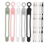 OSALADI 20 Pièces Vies de gestion des câbles silicone organisateur de cable rangement cable silicone