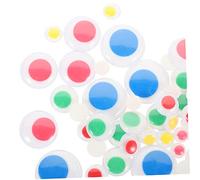 OSALADI 200 pièces Autocollants Yeux Mobiles Autoadhésifs pour Artisanat DIY Yeux Cartoon Animaux Simulés Stickers pour Poupées Cartes et Décorations