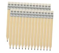 OSALADI 200 pièces Mini Crayons de Golf Bois Naturel avec Gomme Intégrée Crayons Courts Compacts pour Marquage et Score sur Cartes de Golf Usage Bureau et Classe