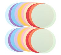 OSALADI 200 Pièces Papier Rond Coloré pour Garçon Fille Couleurs Vives Papier Origami Double Face Facile à Plier Pour Loisirs Créatifs Dessin et Décoration Murale Classe