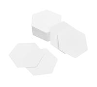 OSALADI 200 Pièces Pochoirs Hexagonaux pour Patchwork Modèles Papier pour Couture Main Outils Précis pour Projets de Quilting Créatif et Loisirs DIY