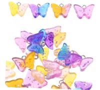 OSALADI 20pièces Breloques Résine à Dos Plat Pendentifs Pour Bijoux Faits Maison Fournitures Pour Loisirs Créatifs Et Création De Bijoux