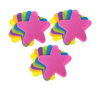 OSALADI 20pièces Marqueurs Étoiles Multicolores pour Tapis Points De Position pour Classe Autocollants Éducatifs pour Maternelle Et Garçon Fille