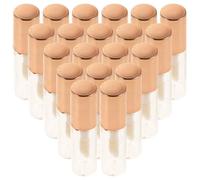 OSALADI 20pièces Mini Tubes de Gloss Rechargeables de Flacons Vides pour Créer à Lèvres et Rouges à Lèvres Contenants Plastique Format Voyage Couleur Or Rose