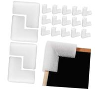 OSALADI 24 Pièces Dangles Mousse Epe pour Cadres Photos et Tv Protège Bords Forme Antichoc pour Déménagement Expédition et Protection Dobjets