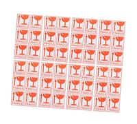 OSALADI 258 Pièces Étiquettes Autocollantes Rouges Adhésif Puissant pour Cartons Stickers de Mise Garde pour Colis et Expéditions
