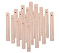 OSALADI 26 Pièces De Matières Premières pour Cages À Oiseaux Bâtons Ronds pour Bricolage Tiges De Remplacement pour Échelles en Corde Tiges De Marchepieds pour Échelles