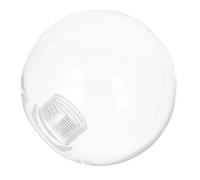 OSALADI 2pièces Abat-jour Verre Transparent Rond Lot Pour Suspension Remplacement Abat-jour Décoratif Lustre