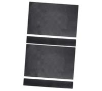 OSALADI 2pièces Autocollant Fibre De Noir Autocollant Auto-adhésif Compatible avec Surface Protection Étanche Et Anti-Rayures pour Ordinateur Portable