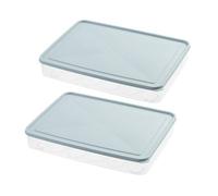 OSALADI 2pièces Boîte à Œufs Empilable Pour Réfrigérateur Contenant à Œufs Pour Rangement Pour Conservation