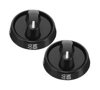 OSALADI 2pièces Boutons De Cuisinière à Gaz Plastique Noir Remplacement Pour Brûleurs Four Et Grill