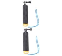 OSALADI 2pièces Flottant De Plongée Jaune Accessoire De Caméra Poignée Flottante Ajustable Support pour Deux Appareils pour Activités Aquatiques