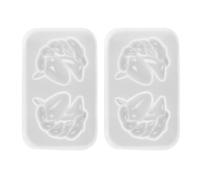 OSALADI 2pièces Moules Silicone Époxy Forme De Licorne Moules Créatifs DIY pour Décoration Bijoux Et Projets Artisanat
