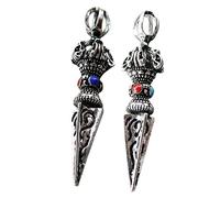 OSALADI 2pièces Pendentif Porte-clés Vintage Métal Breloque Pour Sac à Main Dos Design Rétro Pour Créer Soi-même Un Collier Ou Porte-clés