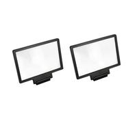 OSALADI 2pièces Support De Téléphone Multifonction avec Agrandisseur Écran pour Smartphone Loupe Compatible avec Les Modèles Parfaite pour Regarder des Films Et Lire Design Portable