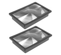 OSALADI 2pièces Support De Téléphone Pliable avec Agrandisseur Écran Acrylique Loupe Smartphone pour Visionnage De Films Et Lecture Facile pour Seniors