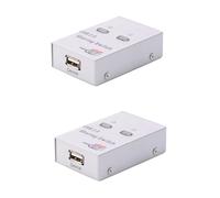 OSALADI 2pièces USB Commutateur De Partage Automatique pour Imprimante Et Scanner Partage sans Fil De Périphériques pour Multi-pc Boîtier Et Pratique