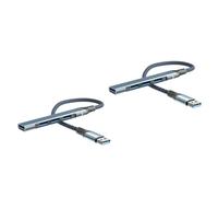 OSALADI 2pièces USB Hub Ports USB Adaptateur pour Ordinateur Portable De Données Pratique Et Portable Compatible avec Divers Dispositifs