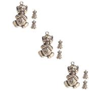OSALADI 3 Ensembles Décoration De Zhaocai Jinbao Clé Pour Enfants Appel Décor De Figurines Pendentif Animal Ornements De Maison Pendentif De Trousseau Laiton 3 Pièces * 3