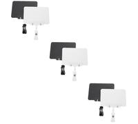 OSALADI 3 Ensembles Étiquettes De Prix Réutilisables Plastique Lot De Clips Pour Étiquettes De Panier Pour Magasins De Détail Et Supermarchés 4 Pièces * 3