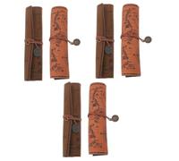 OSALADI 3 Ensembles Sac De Stylo en Toile Rétro Papeterie Portable pour Porte-Crayons Trousse Scolaire Trousse À Crayons Pratique Étui À Crayons Petit Plumier Cuir 2 Pièces * 3