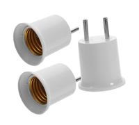 OSALADI 3 pièces Adaptateur Douille pour Ampoule Conversion Prise Murale Simple à Utiliser Design Élégant et Pratique Compatible Acv Transformateur Lumière Plug In