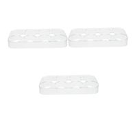 OSALADI 3 Pièces Boîte De Stockage D'Oeufs Étagère Porte-Oeufs Conteneurs Alimentaires Réfrigérateur Boîte À Œufs Mallette De Rangement D'Oeufs Conteneur D'Oeufs Transporteur D'Oeufs