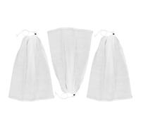 OSALADI 3 Pièces Housse de Protection Hivernale en Tissu Non Tissé Blanc Cordon de Serrage pour Plantes, pour Roses et Paniers Suspendus, Protège Efficacement Le Gel