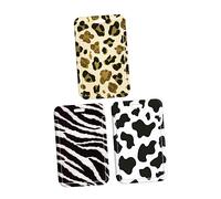 OSALADI 3 Pièces Housses de Protection pour Cartes Animaux Texture Lot de Étuis Décoratifs pour Cartes Identité Résistants et Pratiques pour Usage Extérieur