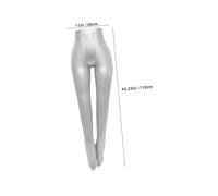 OSALADI 3 Pièces mannequin gonflable pantalon affichage mannequin formulaire d'affichage de jambe gonflable jeans modèle de pantalon jambe PVC
