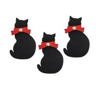OSALADI 3 Pièces Marque Page Cuir Forme de Chat Marque Pages Stylés pour Étudiants et Amateurs de Lecture Accessoire Pratique et Élégant