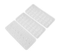 OSALADI 3 Pièces Moules Silicone pour Résine Kit Multifonction pour Création Échecs Bijoux et Artisanat Cristal Réutilisable et Résistant à Haute Température DIY Décoration et Jeux de