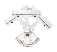 OSALADI 3 pièces Porte Étiquettes Transparent Lot de Clips Universels pour Affichage de Prix Magasin Supports de Signalisation Ajustables pour Publicité et Rappels