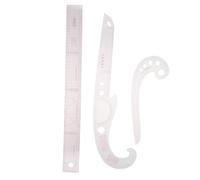 OSALADI 3 pièces Règle Française Métrique pour Couture et Modélisme Outil de Mesure Précis pour Patrons Adapté Débutants et Amateurs de DIY