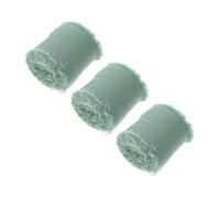 OSALADI 3 Rouleaux Ruban Effiloché Fait Main pour Bouquets de Mariage et Rubans Décoratifs Élégants Soie