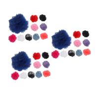 OSALADI 30 Pièces Couverture De Microphone Pare-Vent pour Micro Micro-Cravate Pare-Brise Micro-Cravate Vent Housses en Mousse De Micro Bonnette Micro-Cravate Coupe-Vent Poilu Peluche
