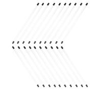 OSALADI 30 Tubes à Parfum en Acrylique Transparent Longs Porte-échantillons Portable pour Bâtonnets de Parfum Tube de Rangement Étanche pour Usage Domestique et Voyage Pratique