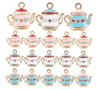 OSALADI 30pièces Breloques De Théière Pour Bijoux Pendentifs Fabrication De Bijoux Diy Accessoires De Théière Fournitures De