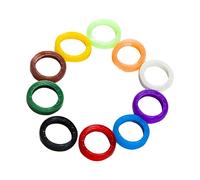 OSALADI 32pièces Capuchons Élastiques Colorés pour Clés Silicone Identifiants De Clés Pratiques Et Anneaux De Marquage Mélange De Couleurs